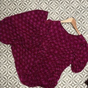 Free People Pink Floral Midi Dress